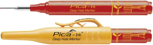 Tieflochmarker rot 150/40