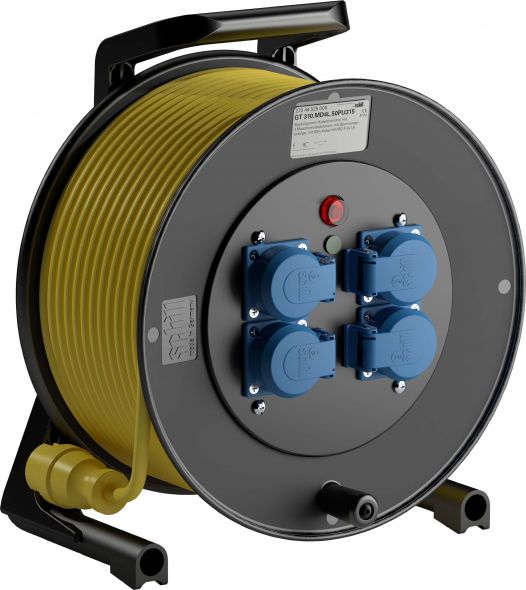 Spezialgummi-Kabeltrommel GT 310.MD4L.50PU315