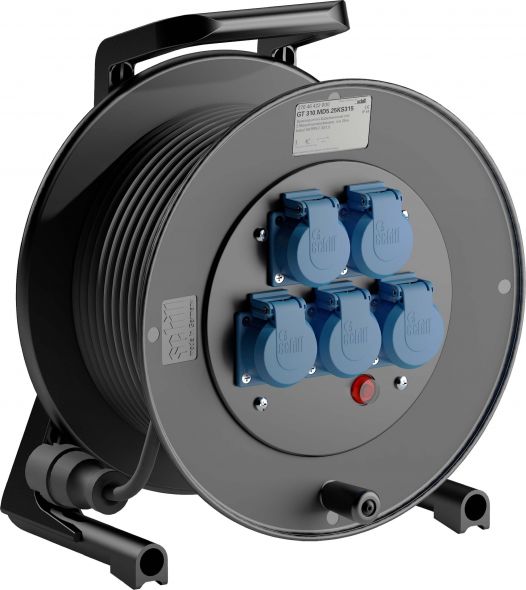 Spezialgummi-Kabeltrommel GT 310.MD5.25KS315