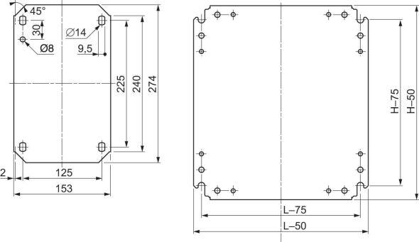 Montageplatte NSYMM54