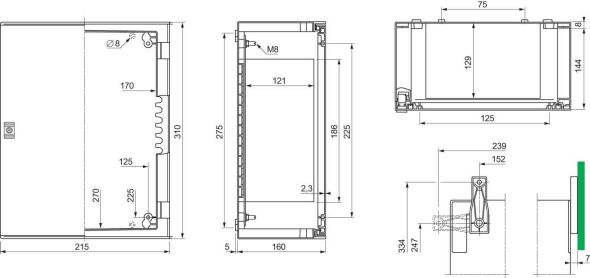 Wandschrank NSYPLM32TG