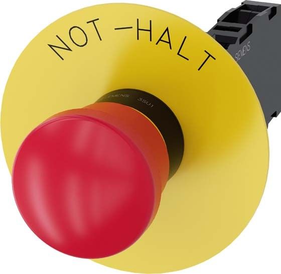 Not-Halt-Pilzdrucktaster 3SU1100-1HA20-1FH0