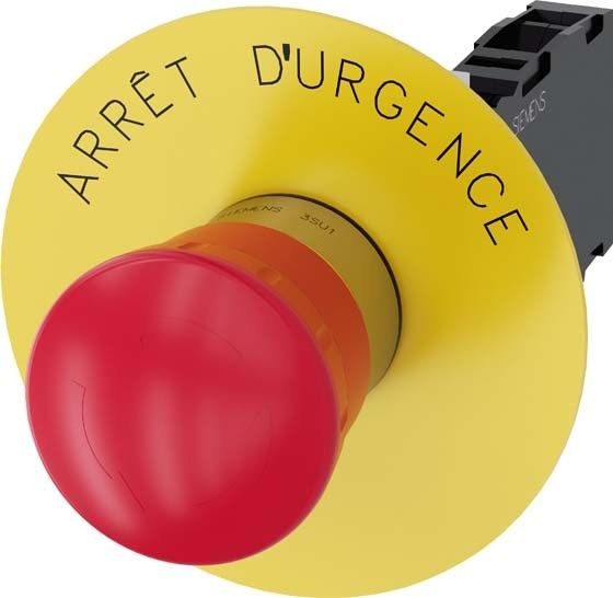 Not-Halt-Pilzdrucktaster 3SU1150-1HB20-1FJ0