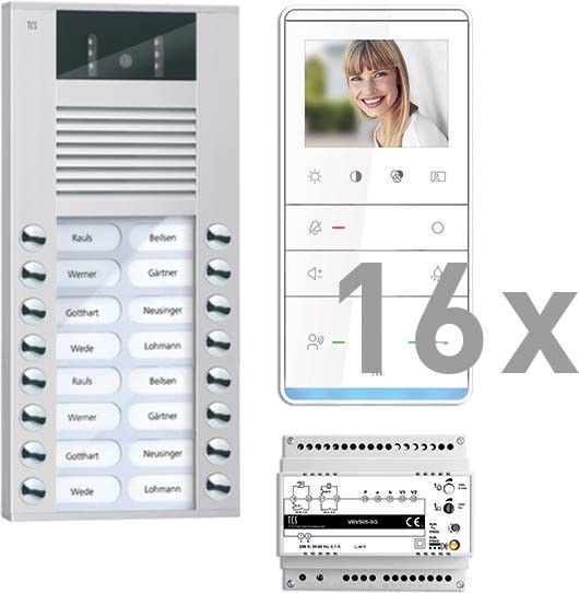 Videosprechanlgenset color PVE16160-0010