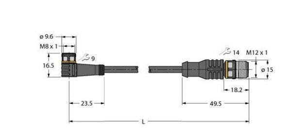 Aktuator- u.Sensorleitung 6626648