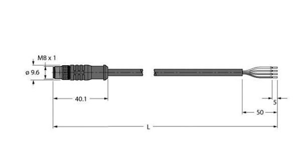 Aktuator- u. Sensorleitung HT-SSP4-5/S2430