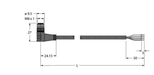 Aktuator- u. Sensorleitung HT-SWSP4-10/S2430