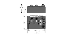 Compact Feldbus Station BLCDN-2M12S-2AO-V
