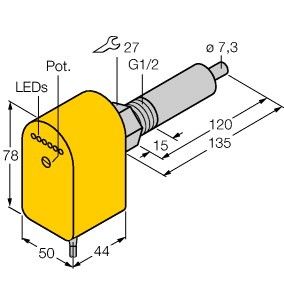 Eintauchsensor FCSG1/2A4PAP8X/L120
