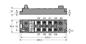 Feldbus-I/O-Modul FLDP-IOM84-0001
