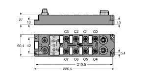 Feldbus-I/O-Modul FLDP-OM8-0001