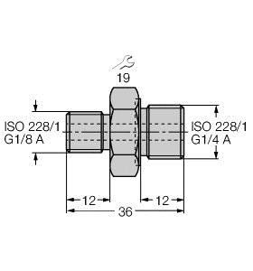 Gewindeadapter PCV-G1/8A4