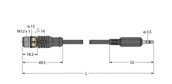 Kabelsatz Anschluss IOL-COM/3M