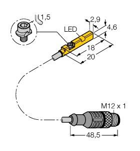 Magnetfeldsensor BIM-UNR-AP6X-0.3-RS4