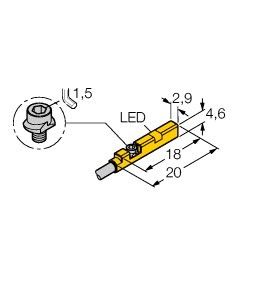 Magnetfeldsensor BIM-UNR-AP6X 7M