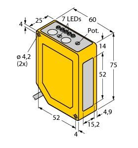 Opto-Sensor Q60BB6LAF1400