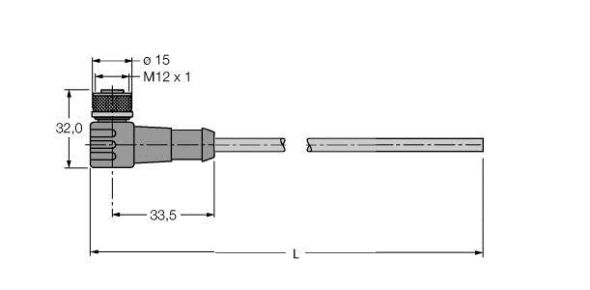 PROFIBUS-Leitung WKSW451-2M