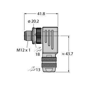 Rundsteckverbinder BMSWS8251-8,5