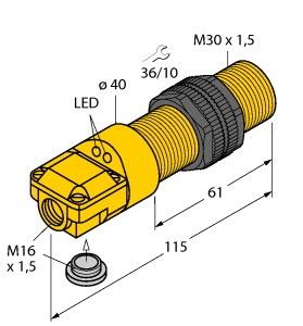 Sensor BI10-P30SR-VN4X2
