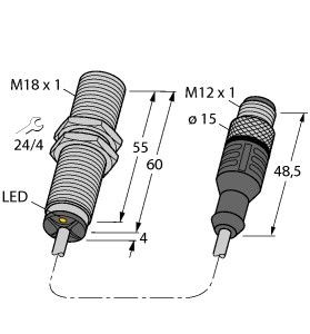 Sensor BI5U-MT18 #4405049