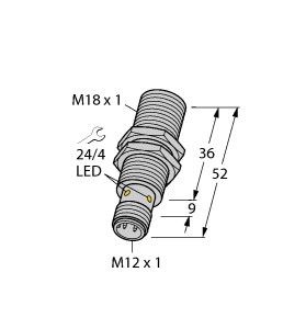 Sensor induktiv BI5-M18-Y1X-H1141
