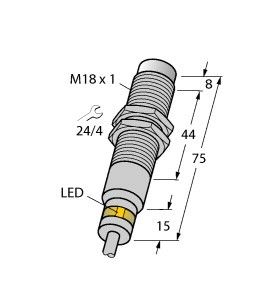 Sensor NI7-EM18WD-AP6X/S929
