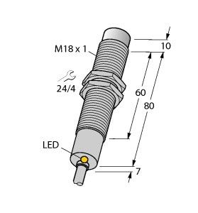 Sensor NI8-M18-AZ3X/S120