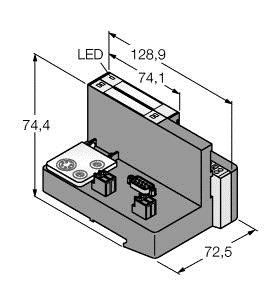 Set f. einf. I/O-Kommunik. TI-BL20-DPV1-S-2