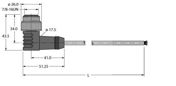 Spannungsversorgungsltg. WSM52-15M