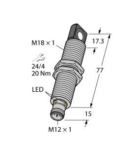 Ultraschallsensor RU40UM18ESLI8X2H1151