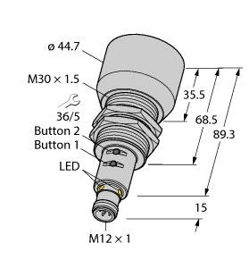 Ultraschallsensor RU600U-M3 #1610041