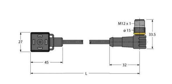 Ventilsteckverbinder VAS04-K81 #6606811