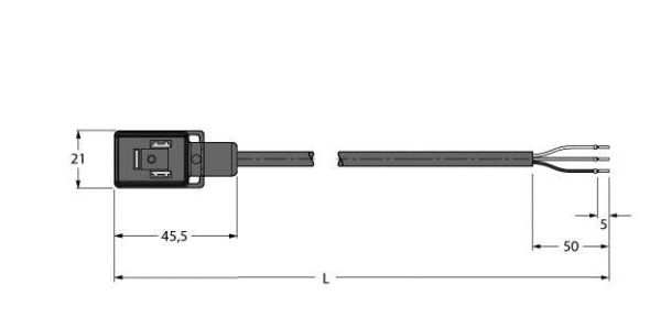 Ventilsteckverbinder VBS02-S80E-10/TEL