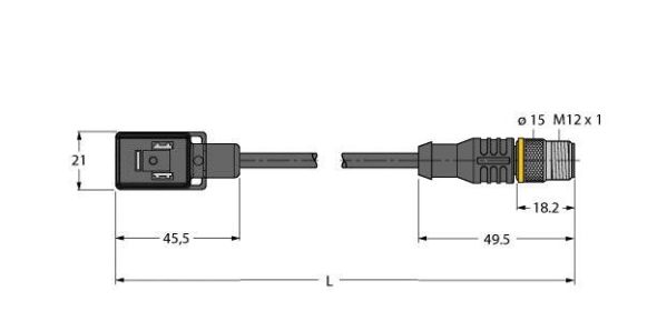Ventilsteckverbinder VBS02-S80E #6606516