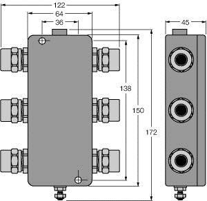 Verteilerbaustein JBBS-49-T415/3G