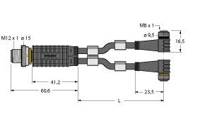 Zweifachverteiler VBRS4.42PKW3M1/1/TXL
