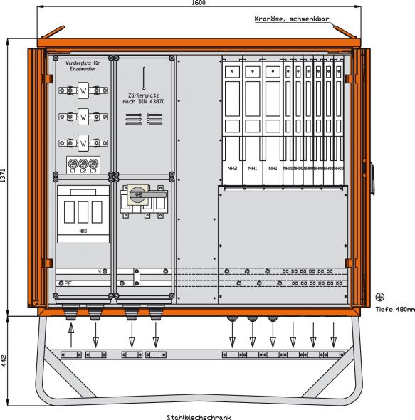 Anschlussschrank WA0055