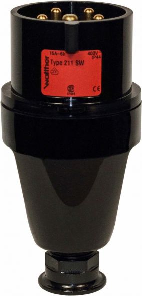 Stecker schwarz 125A 279SW