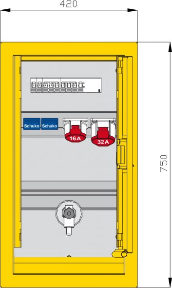 Unterputzverteiler 6UP4507