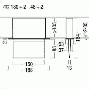 LED-Sicherheitsleuchte ARTSIGN 75 #42185923