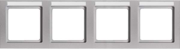 Rahmen 4-fach 10246094 alu samt