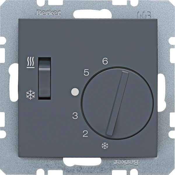 Temperaturregler 20291606 anthrazit matt