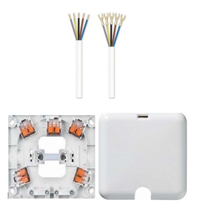 Herdanschlussdosen u. Kabel