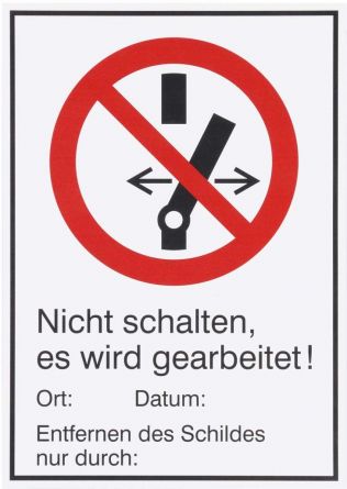 Verbotsschilder / Verbotszeichen