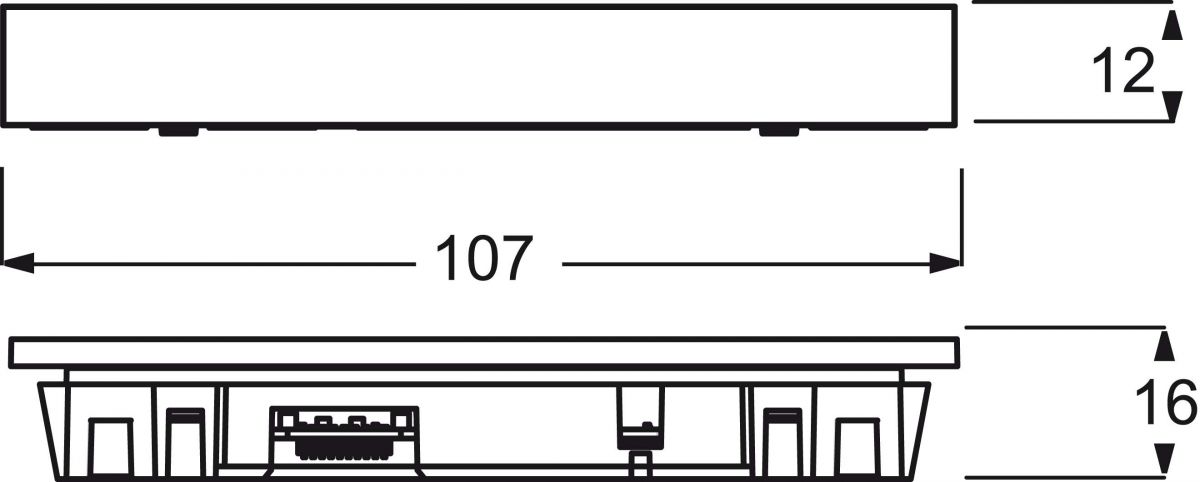 Abschlussleiste unten 6352-811-101