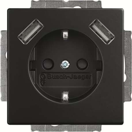 SCHUKO-2x USB Steckdose 20 EUCB2USB-885
