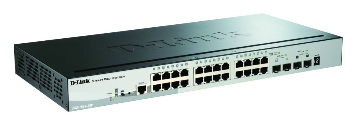 28-Port Gigabit Switch DGS-1510-28P/E