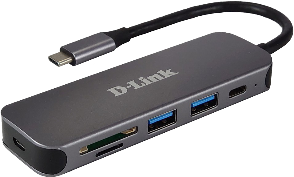 5-in-1 USB-C Hub DUB-2325/E