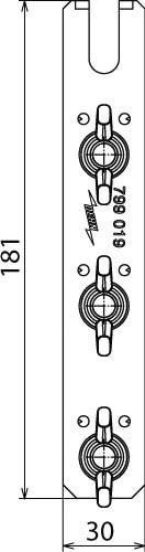 Erdungssammelschiene 799019