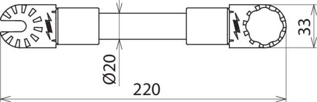 Isolierstangenverlängerung 785311